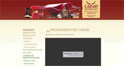 Desktop Screenshot of carari.de